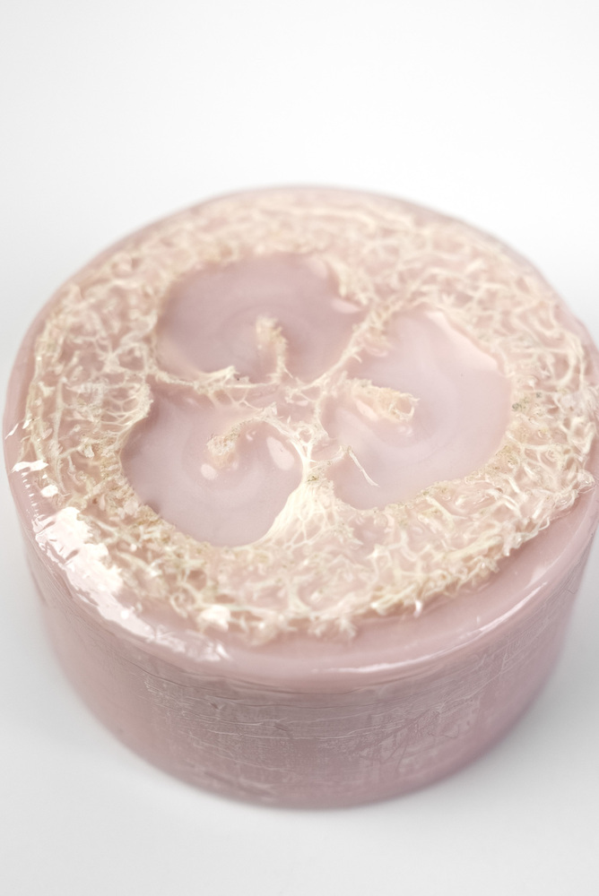 Round Loofah Soap