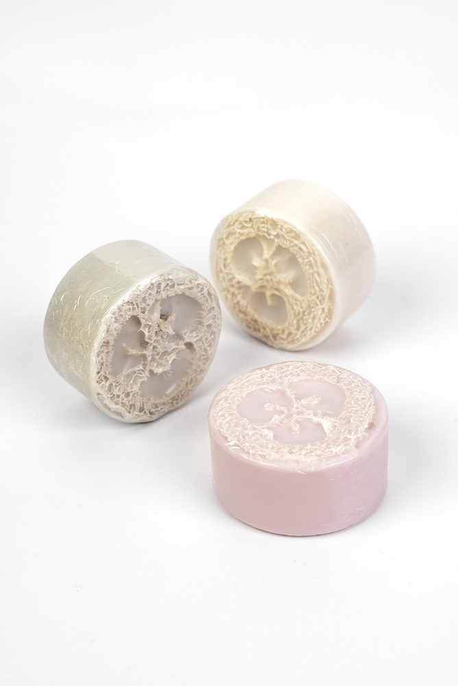 Round Loofah Soap