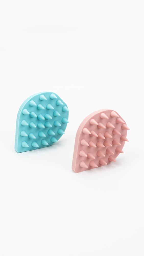 Waterdrop-Shaped Silicone Scalp Brush