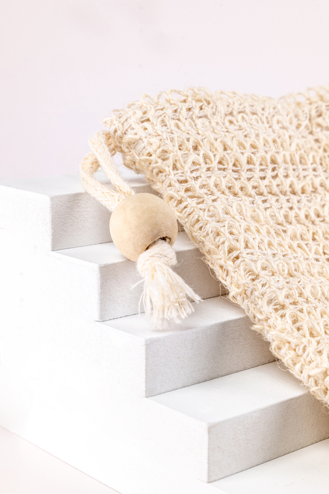 Cotton And Lien Soap Bag