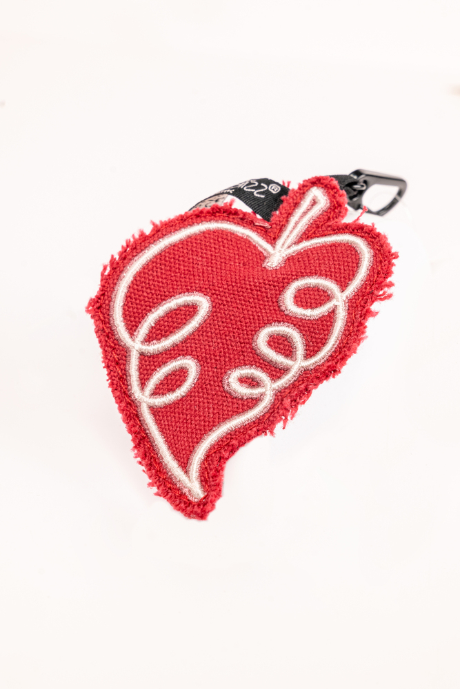Embroidered Leaf-styled Pendant