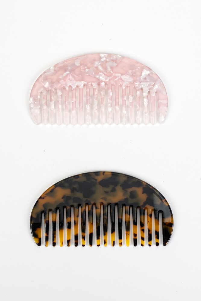 Half-Moon Wide Tooth Comb