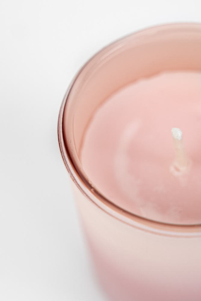 Gradient Scented Candle – Deep Blue & Pink