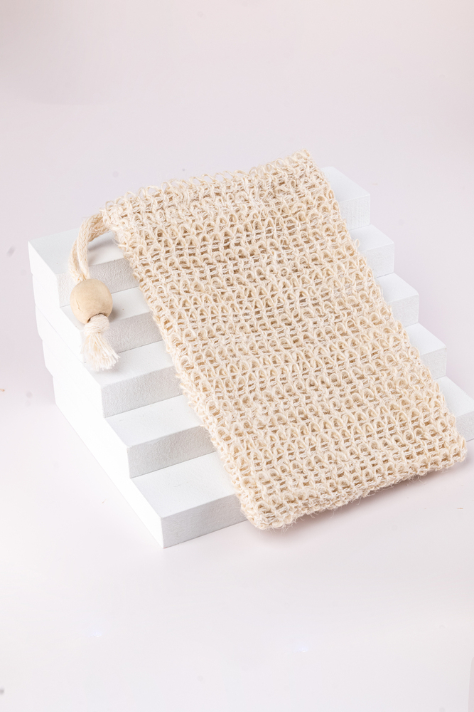 Cotton And Lien Soap Bag