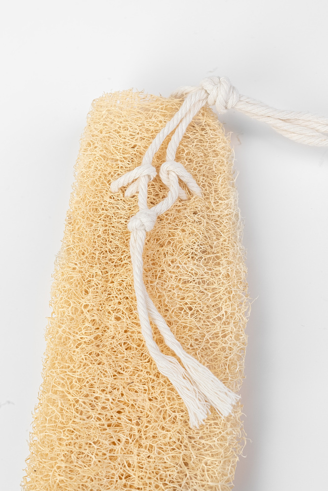 Natural Loofah Back Scrubber Strap