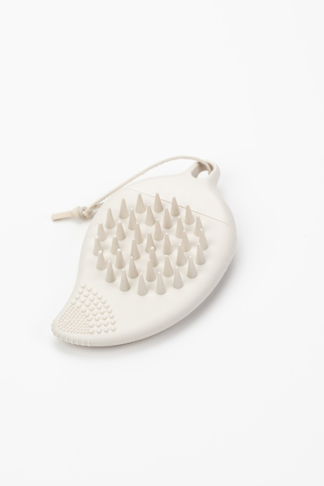 Dual-Sided Leaf-Shaped Facial & Scalp Brush