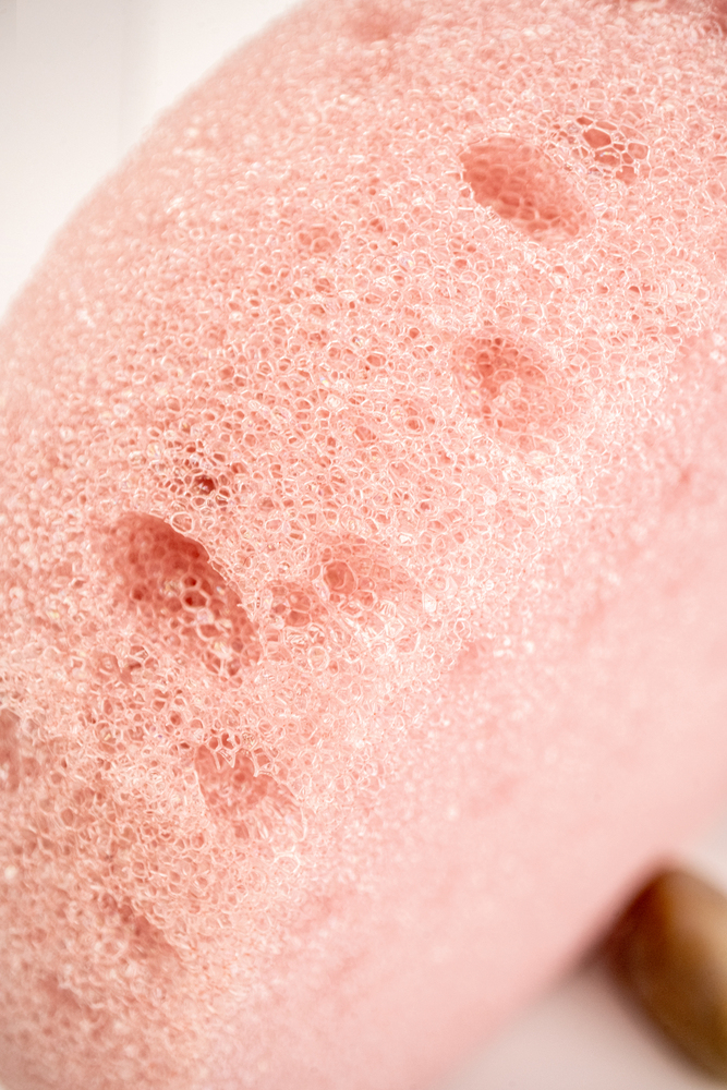 Drop-shaped Cotton Bath Sponge