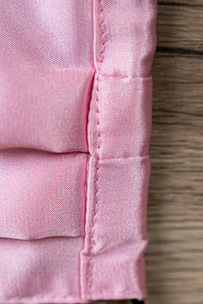 Satin Pleated Face Mask