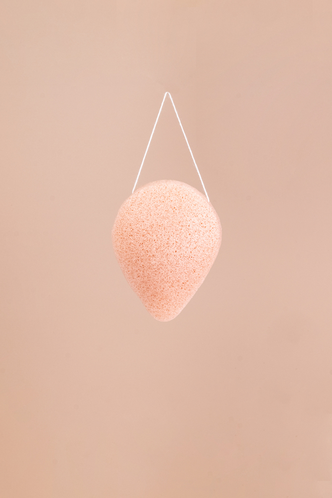 Lyophilized Drop-shaped Konjac Facial Cleanser