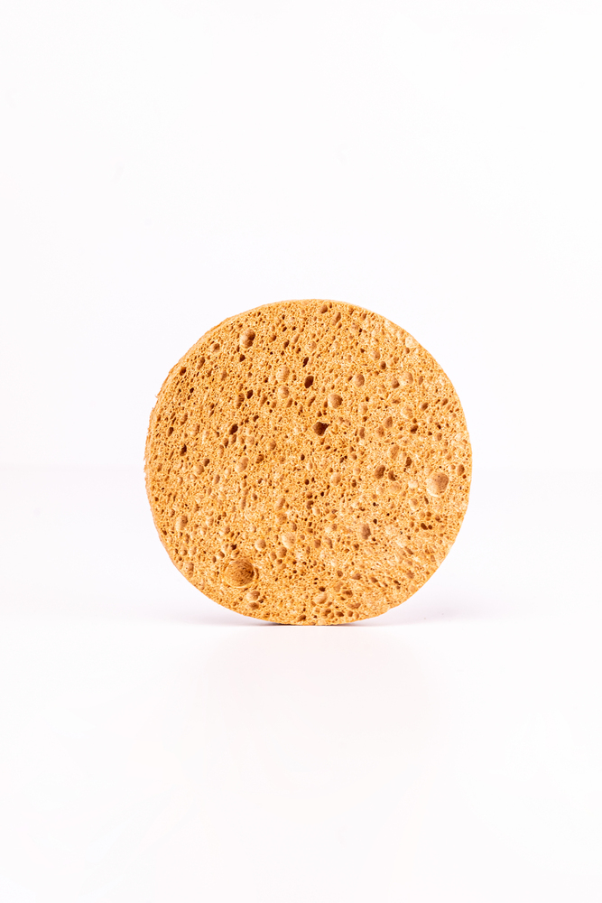 Cellulose Facial Sponge With Round Shape