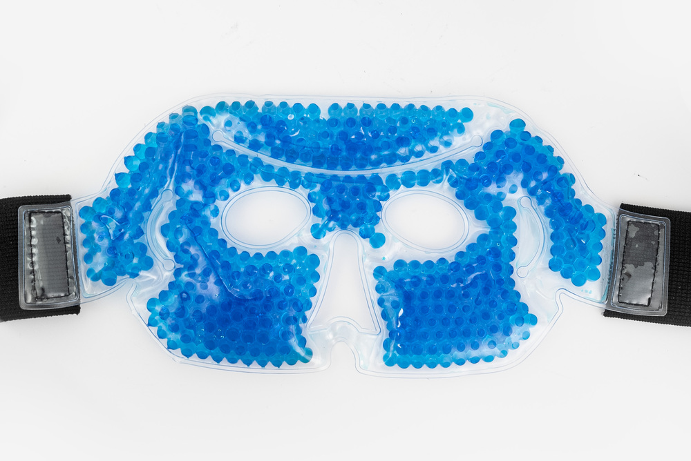 Blue Bead Gel Face Mask-Cold Compress