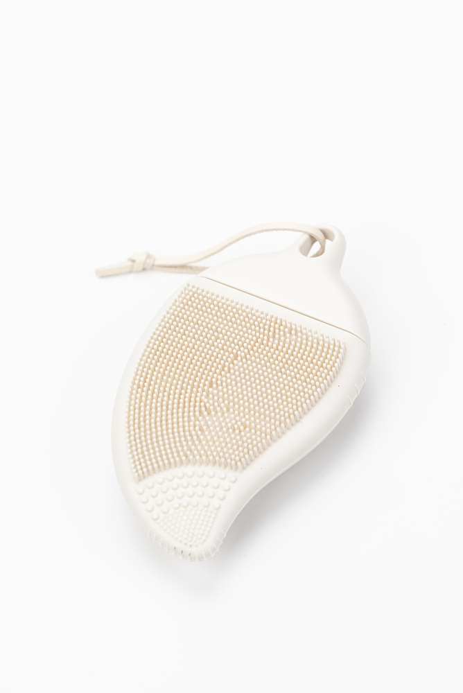 Dual-Sided Leaf-Shaped Facial & Scalp Brush