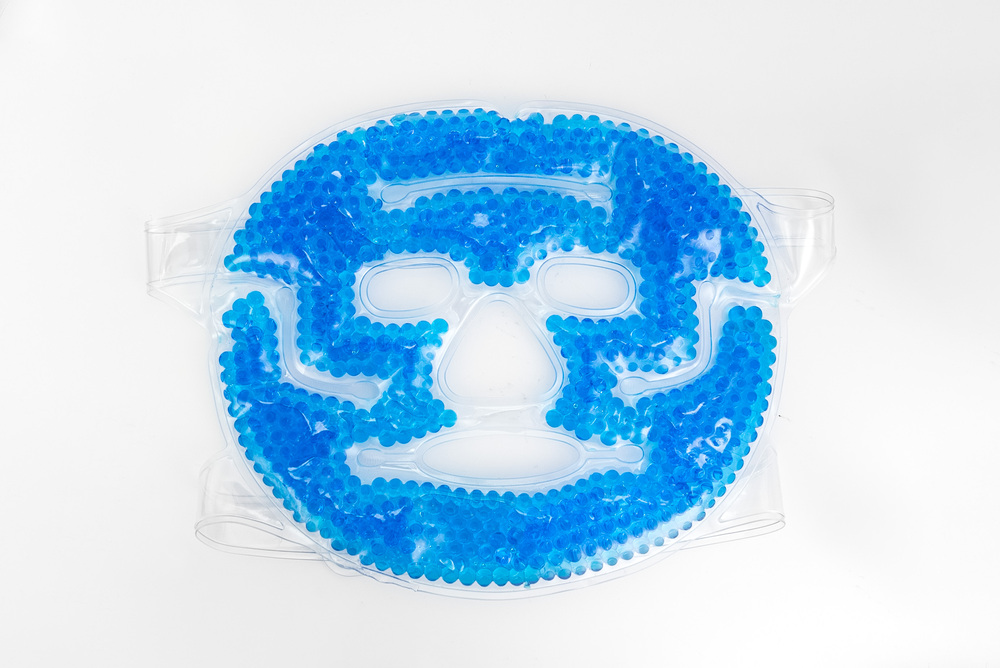 Blue Bead Full Face Gel Mask – Cold Compress