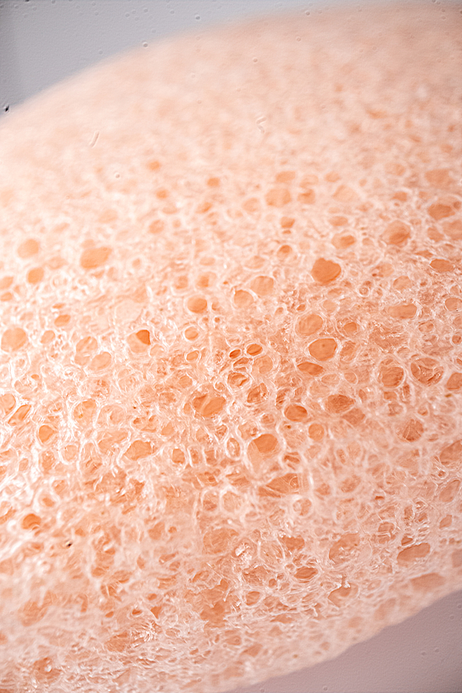 Lyophilized Drop-shaped Konjac Facial Cleanser