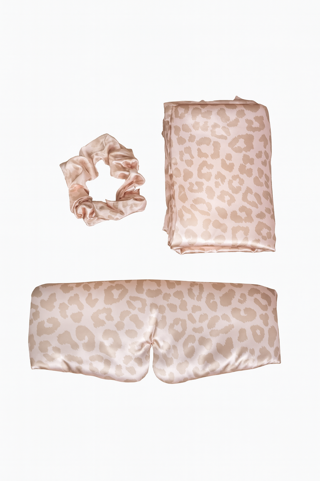 Leopard Print Satin Sleep Set
