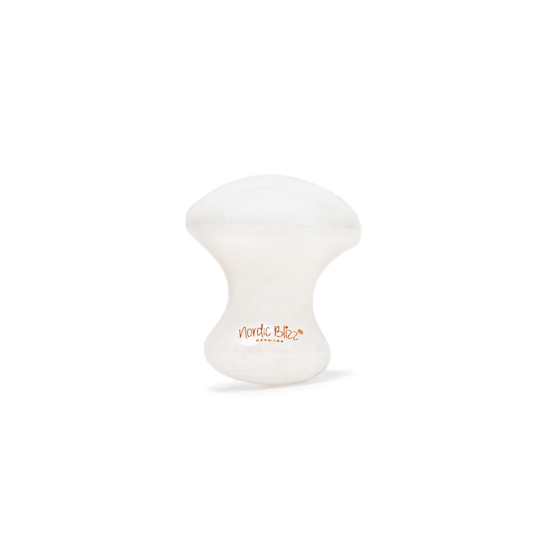 White Jade Mushroom-shaped Facial Massager