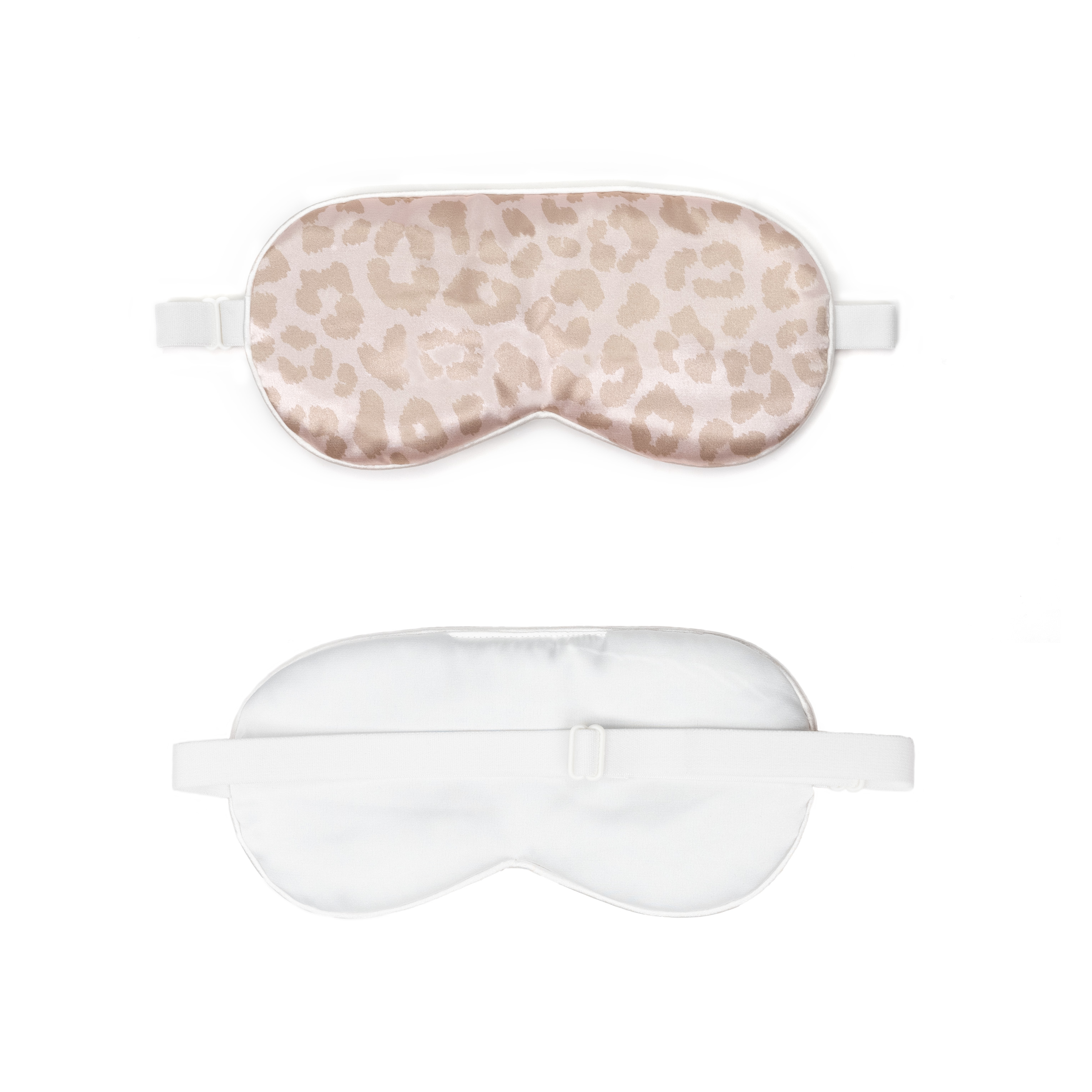 Pink Leopard Satin Sleep Mask