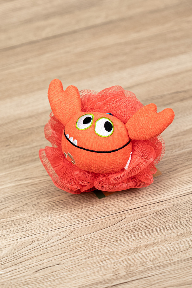 Orange Crab Bath Sponge