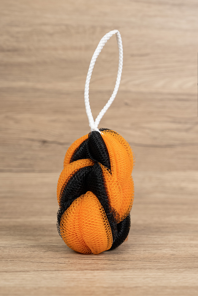 Black & Yellow Pumpkin Short Bath Strap