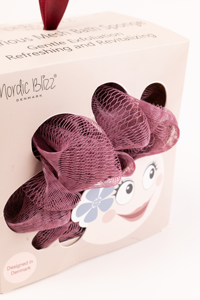 Smiley Face Serie Bath Sponge + Box