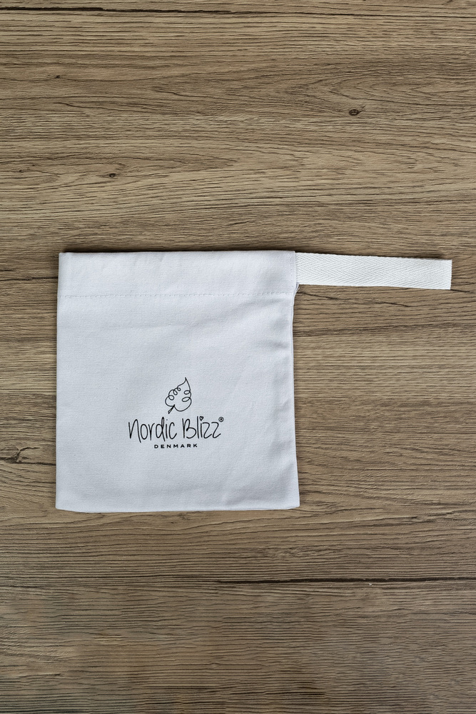 White Drawstring Canvas Bag