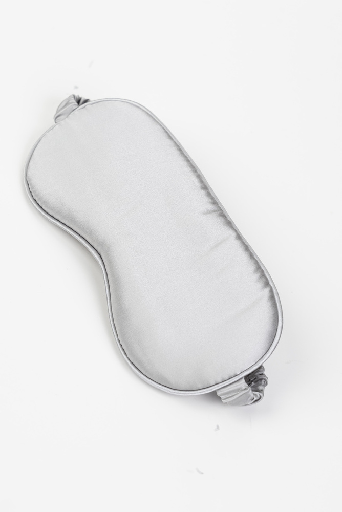 Grey 16 Momme Mulberry Silk Sleep Mask