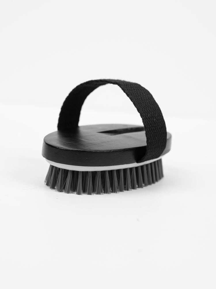 Detachable Long Handle Black Bath Brush
