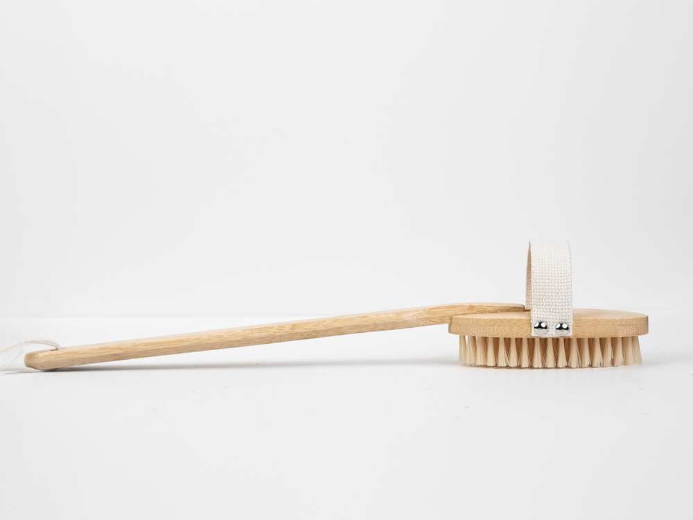Detachable Long Handle Oval PP Bristle Brush