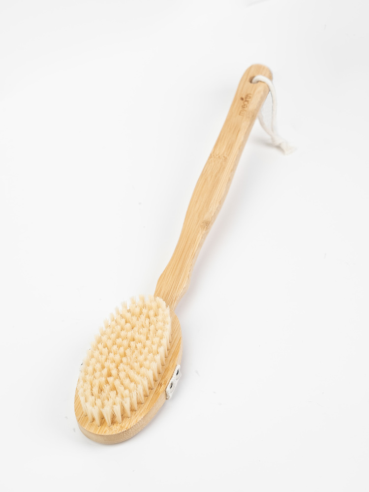 Detachable Long Handle Oval PP Bristle Brush