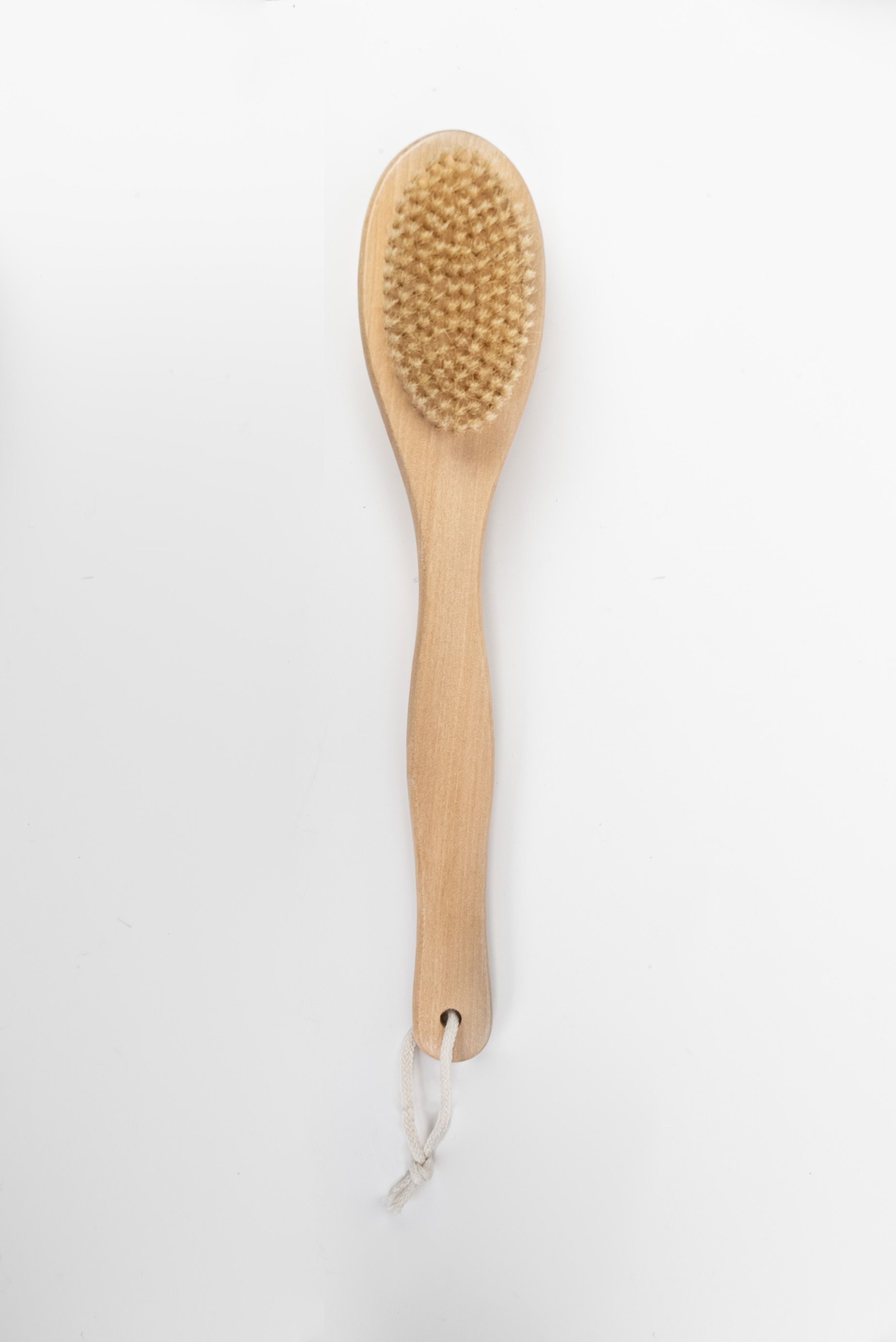 Dual-Sided Wood Handle Massage & Boar Bristle Brush