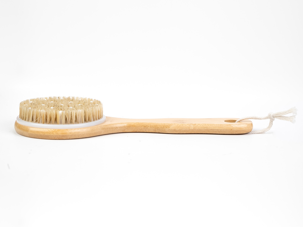 Bamboo Handle Body Brush with Massage Nodes