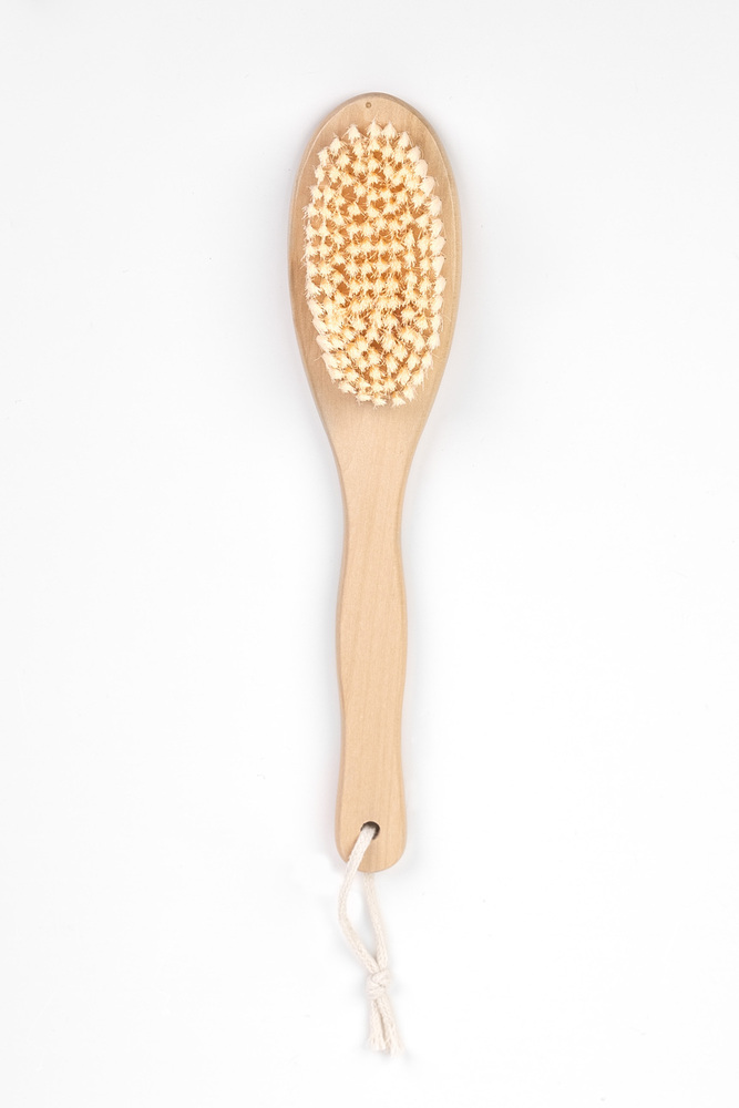 Wooden Handle Nylon Bristle Body Brush