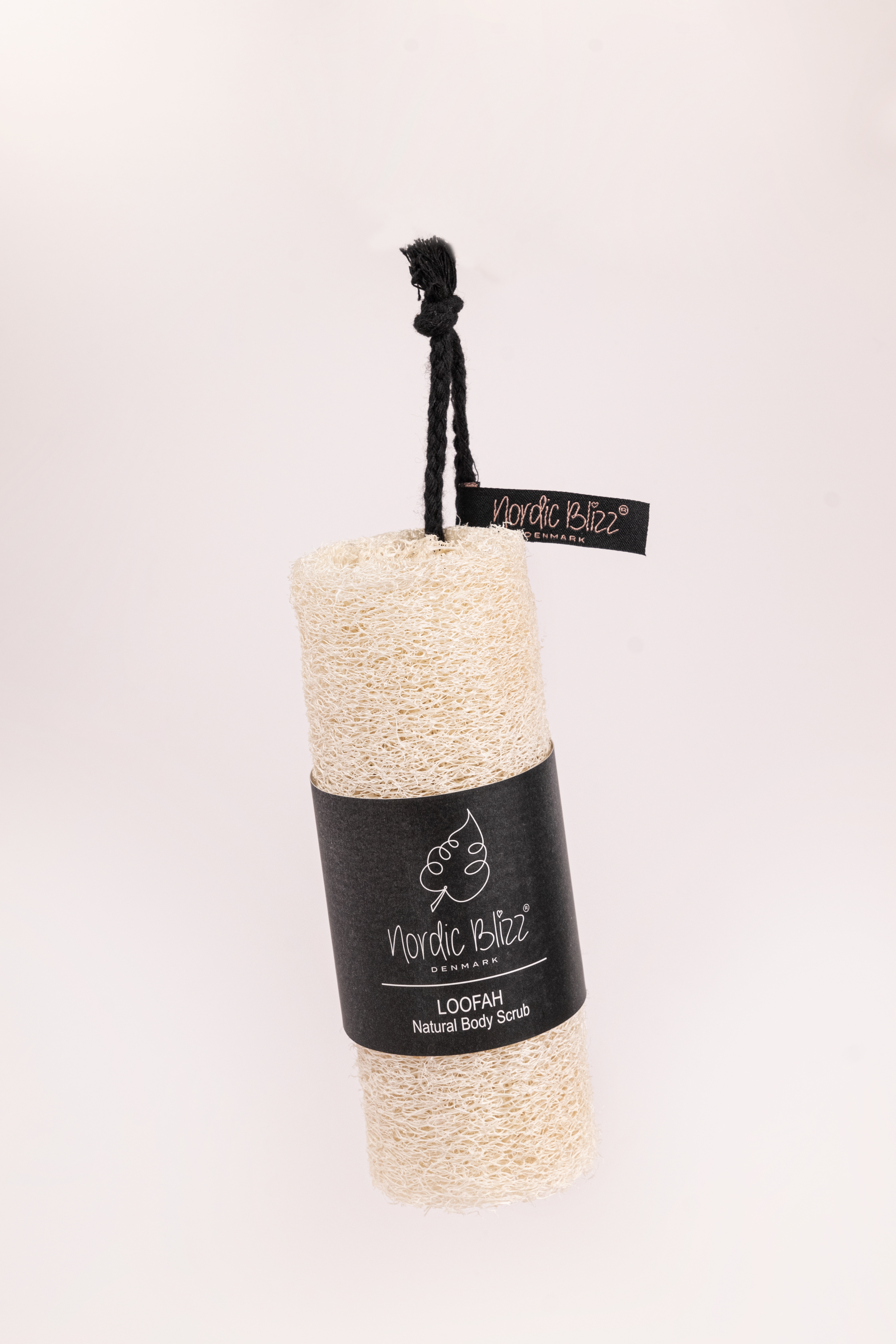Loofah+Black Color Canvas Bag
